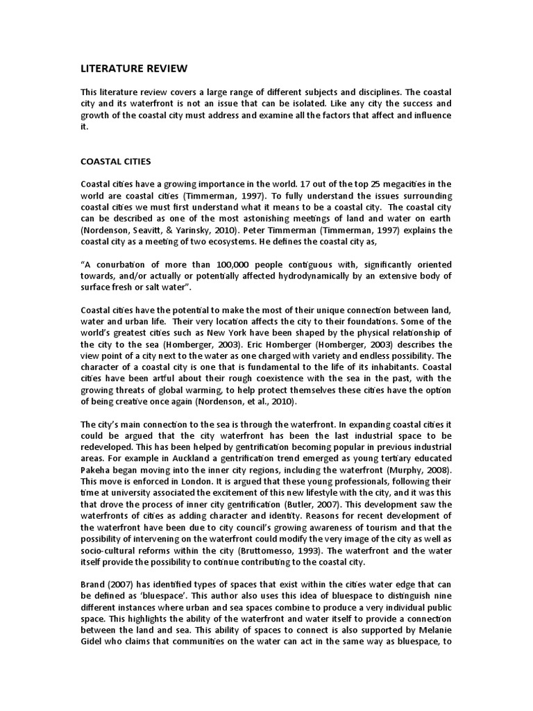 Short literature review sample pdf picture