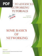 Basic To Advanced Networking: Tutorials