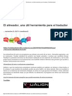 El Alineador, Una Útil Herramienta para El Traductor - Tools4translators
