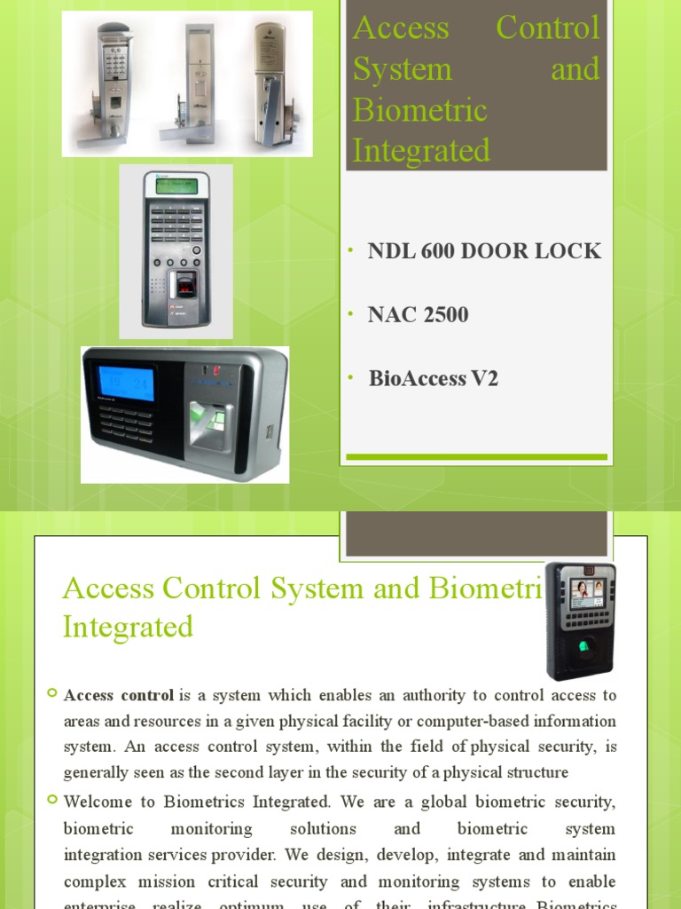 NDL 600 Door Lock Nac 2500 Bioaccess V2 | PDF | Nature | Access Control