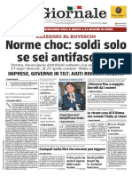 Il Giornale: Norme Choc: Soldi Solo Se Sei Antifascista