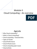 Cloud Computing  - an overview