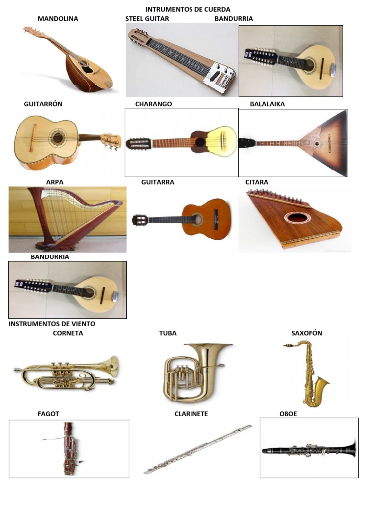 Instrumentos de Cuerda y Viento | PDF | Arte