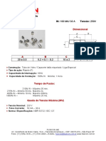 CATALOGO FUSÍVEIS VIDRO 5X20 RÁPIDO Ruptura 10ka