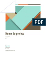 Proposta de Projeto e Carta 2019