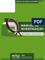 Manual Investigacao Moralidade Administrativa MPSC