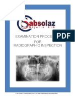 Examination Procedures For Radiographic Inspection
