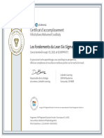 Certificat_Les Fondements Du Lean Six Sigma PMI