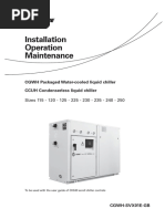 Chiller Trane ECGWH-SVX01E-GB-0716 - Installation and Operation