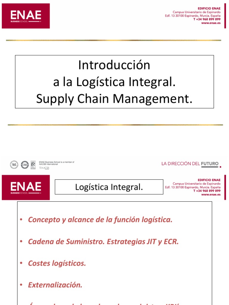 Gestión Integral de la Logística | PDF | Logística | Outsourcing