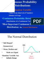 Continuous Random Variable