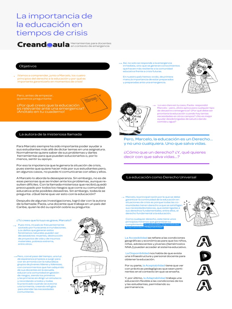 1.2 La Importancia de La Educación en Tiempos de Crisis | PDF