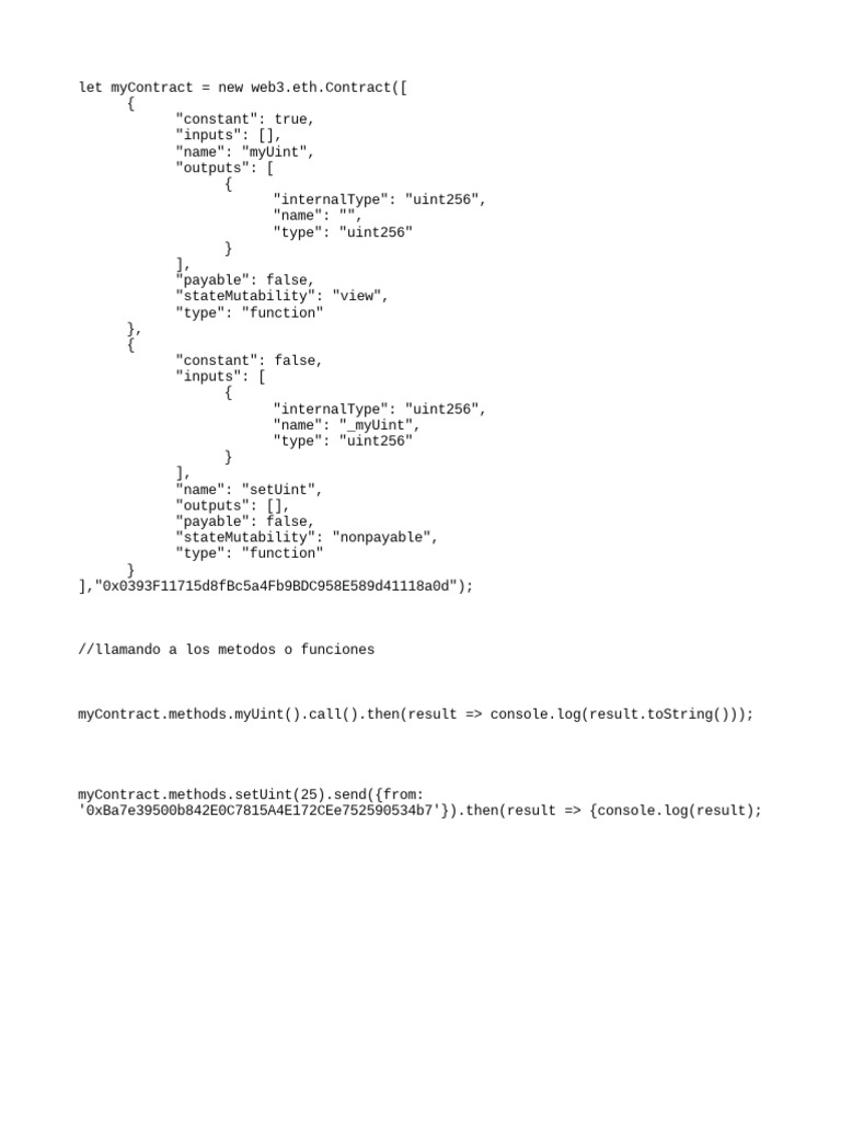 Comando Llamar Contrato | PDF | Computers