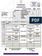 Horario Personal Docente Asignaturas Y Comisiones Grado Y Grupo Modulos