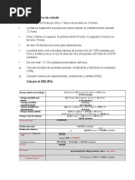 Ejercicios de Cálculo de OEE | PDF | Business