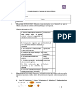 Primer Examen Parcial de Biocatálisis