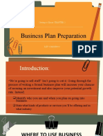 Chapter 2 - Business Plan Preparation