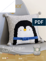 Frosty Penguin Cushion: Designed by Ilaria Caliri - Airali Design