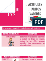 3 Actitudes Hábitos y Valores