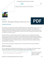 WPA3 - Bringing Robust Security for Wi-Fi Networks