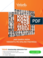 Jab Saara India Vedantu Pe Online Padhega: Scholarship Admission Test