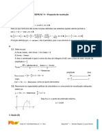 Proposta resolução teste matemática