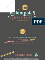 Kelompok 9 B&P