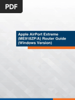 Apple Airport Extreme (Me918Zp/A) Router Guide (Windows Version)