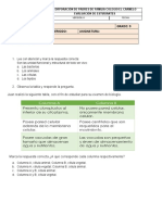 Evaluacion de Estudiantes 5°