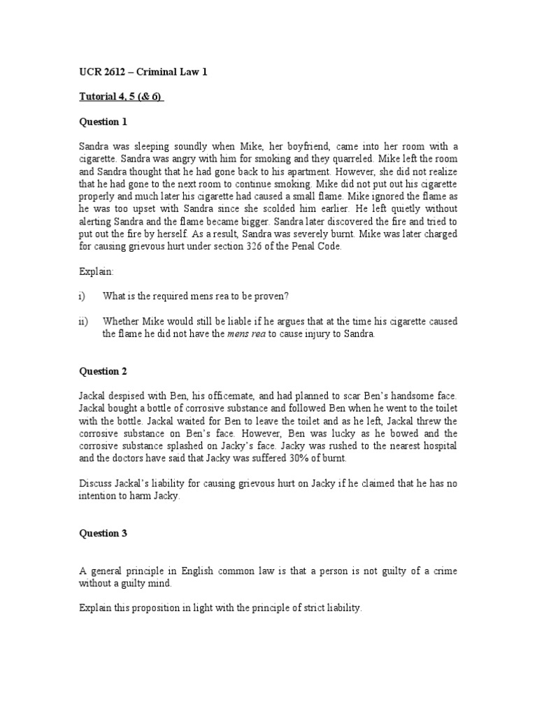 Tutorial Questions - 4 & 5 | PDF