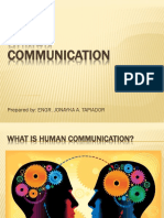 1.1 Human Communication