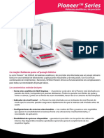 Pioneer Series Analytical and Precision Balances Data Sheet ES 80774308