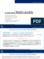 Cálculo Multivariable (Parte I)