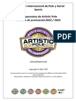 IPSF Artistic Pole Scoring and Rules 2022-2023 - Español