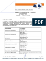 Test/Technology Test Method(s)