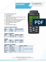 2 Anemómetro de Hilo Caliente - TM-4002