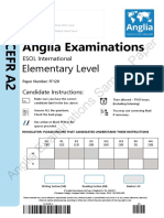 Anglia Examinations: Elementary Level