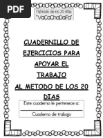 Cuadernillo del Método de 20 Días | PDF