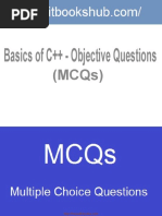 Basics of CPP Objective Questions MCQs