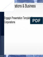 Corporations & Business: - Engagin Presentation Template For Corporations