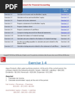 Chapter 1 - A Framework For Financial Accounting: Click On Links