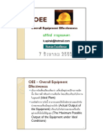 OEE - Overall Equipment Effectiveness