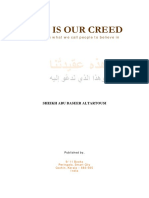 This Is Our Creed: and This Is What We Call People To Believe in