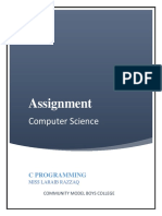 Assignment: Computer Science