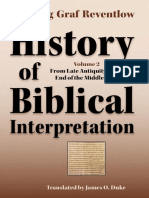 History of Biblical Interpretation, Vol. 2 From Late Antiquity To The End of The Middle Ages