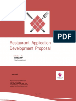 Restaurant Application Development Proposal: Submitted To