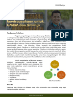 Pelatihan Kewirausahaan Untuk UMKM Dan Startup 6