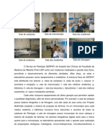 Instalações e atividades do Serviço de Patologia do HC-FMRP