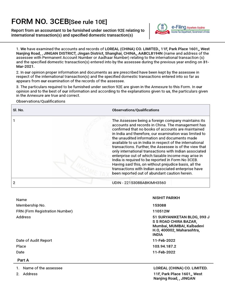 Form 3CEB - Filed Form | PDF | Securities (Finance) | Goods