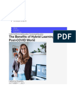 The Benefits of Hybrid Learning in A Post-COVID World: Shop Industry Resources